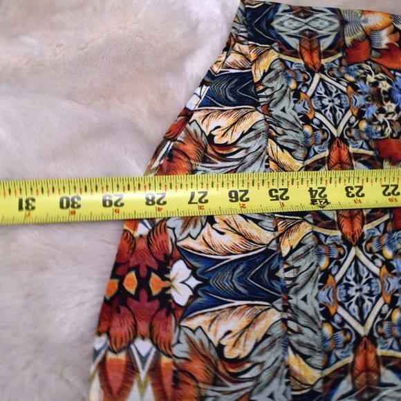 Olive Hill Boho Blouse Size Medium Long Sleeve Colorful Flowy Top Festival - Picture 14 of 16